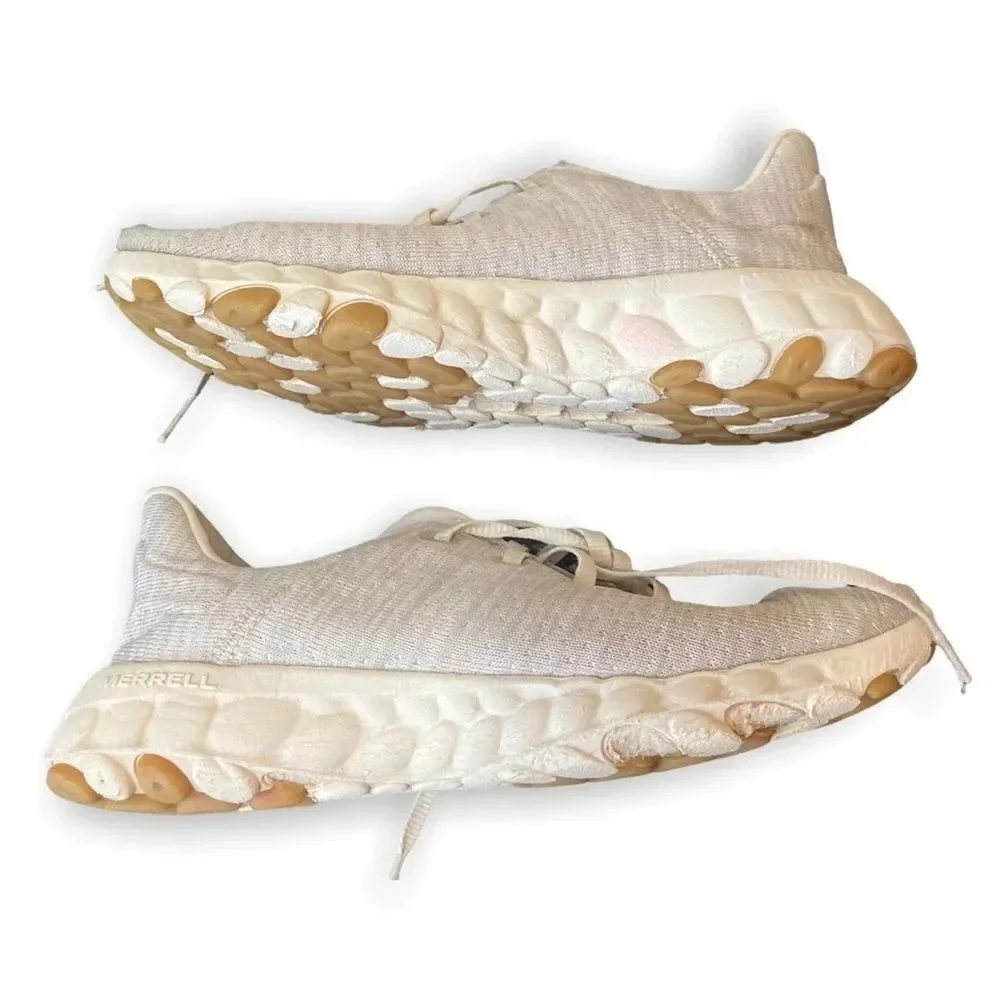 MERRELL Bora Knit Moccasin Performance Sneaker White Size 6